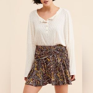 free people mini skirt